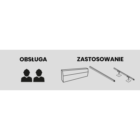 Łata Profilująca Ręczna Jazon LR3m – do wyrównywania podłoża pod kostkę i asfalt na placach i ulicach